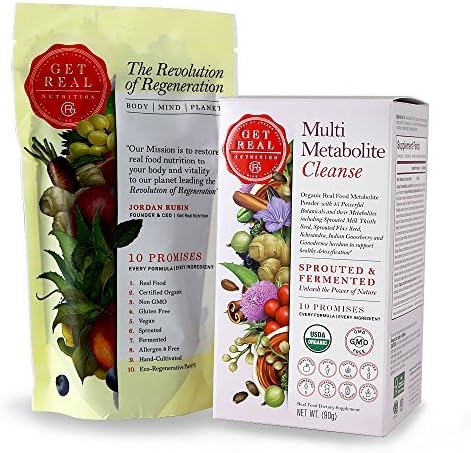 Multi Metabolite Cleanse - 90 Grams - Get Real Nutrition by Jordan Rubin - Milk Thistle - Flax - Schisandra - Indian Gooseberry by Get Real Nutrition