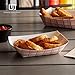 Disposable Paper Food Trays 3Lb-Heavy Duty, Grease Resistant 100 Pack. Red Check Tray Disposable Durable, Ideal for Festival Holds Treats Like Hot Dogs, Fries, Nachos