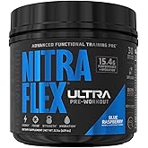 GAT SPORT Nitraflex Ultra Pre-Workout Supplement (30 Servings, Blue Raspberry)