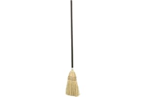 Rubbermaid Commercial FG637300BRN Corn-Fill Lobby Broom, Black