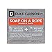 Duke Cannon Soap On A Rope Bundle Pack: Tactical Scrubber + Big A Beer Soap for Men