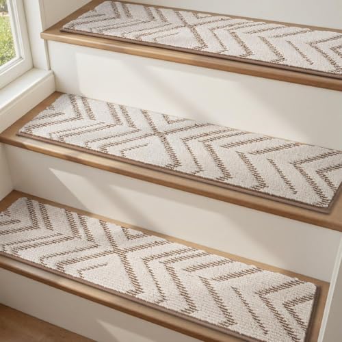 PADOOR Stair Treads Non Slip 15 PCS Stair Treads