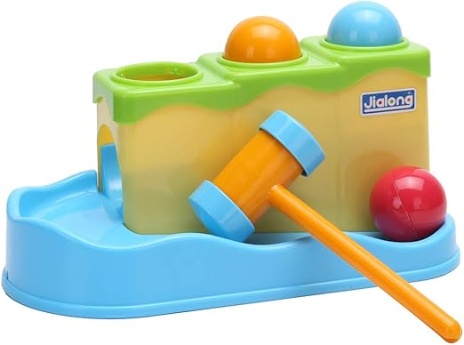 top bright wooden pounding toys toddlers hammer 4 balls gifts 1 2 year olds boys girls