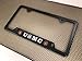 USA Patriotic Anodized Aluminum Thin Top | Narrow Top Car License Plate Frame with USMC | Marines - Black Insert with Free caps - Black