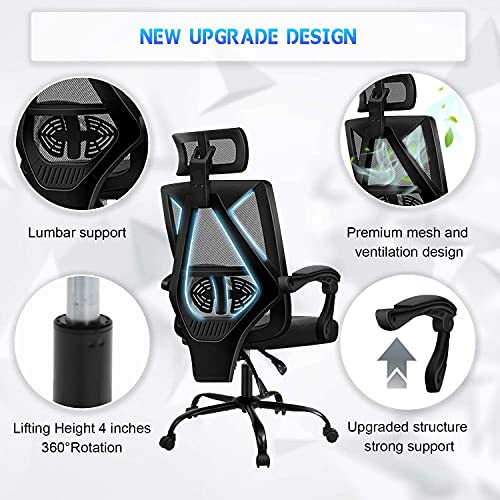 Office Chair PatioMage Ergonomic Home Office Desk Chair Mesh Office