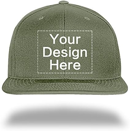 Custom Baseball Cap Snapback Hiphop Hats Design Your Text Name or Logo