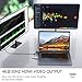 USB C Hub,GIKERSY 8-in-1 USB C Docking Station with 2 HDMI 4K,3 USB-C Ports,2 USB 3.0 Ports,3.5mm Audio Jack,Compatible with MacBook Pro Air 2020-2016