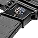 GunSkins Magwell Skin Specialty Vinyl Decal for AR-15/M4 Lower Receivers (Skull America)