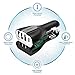 Car Charger,50W USB Type-C Quick Charge 3.0 4-Port Car Charger Adaptor for iPhone X/8/7/6s,Nintendo Switch,Galaxy S8 S7 S6 Edge,Nexus 6P/5X,LG V10/V20,Google Pixel and More