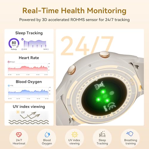 KEEPONFIT Smart Watches for Women, Fitness Tracker with Heart Rate & SpO2 Monitor, IP67 Waterproof Activity Tracker for Men & Women, Smart Watch for Android Phones and iPhone Compatible (Gray) - Image 6