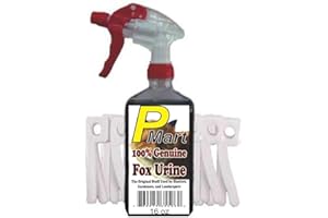 The Pee Mart - Fox Urine Scent Tag Combo 16 oz E-Z Trigger Spray- Full Strength!