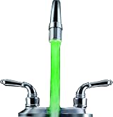 PCTC 2 Pack LED Water Faucet Light 3 Color Temperature Sensor No Battery view 4