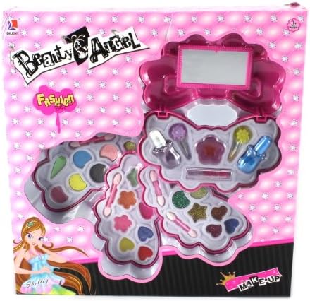 Fashion Angel Bow Case Pretend Play Toy Make Up Kit, Safety Tested, Non-Toxic, Washable, Formulated for Children