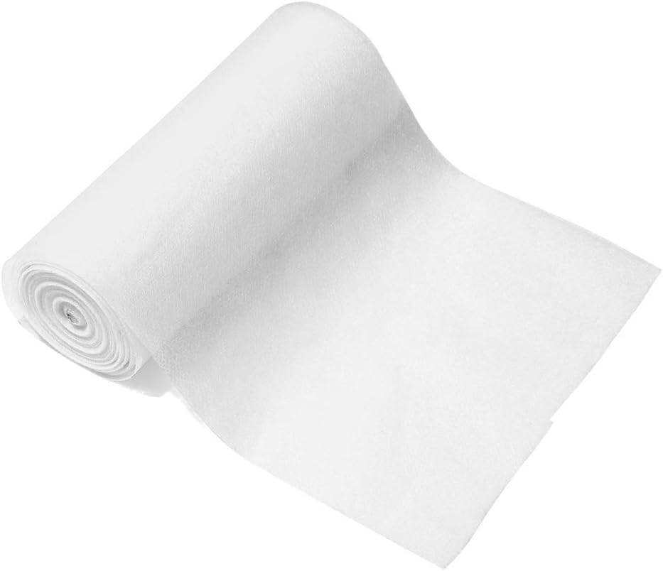 Ronsiay Dust-Proof DIY Interlining Fusible Face Mouth Non Woven Melt-Blown Filter Fabric Waterproof Layer Skin-Friendly Cloth(10m-Skin-Friendly Cloth)