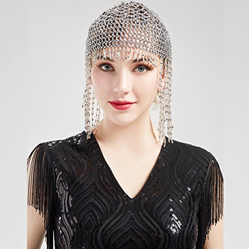 roaring 20's beaded headpiece