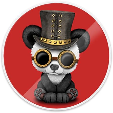 Multi-Function Pop Expanding Stand Grip, Mount Rotatable Sticky Pop Stand for Phone Holder Stand Release Hands - Steampunk Panda Bear Cub