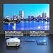 Crenova Mini Projector, Native 720P LED Video Projector, Upgraded 3800 Lux Portable HD Home Theater Projector with 200″ Projection Size, Compatible with HDMI/VGA/AV/USB/TF SD Cardthumb 4