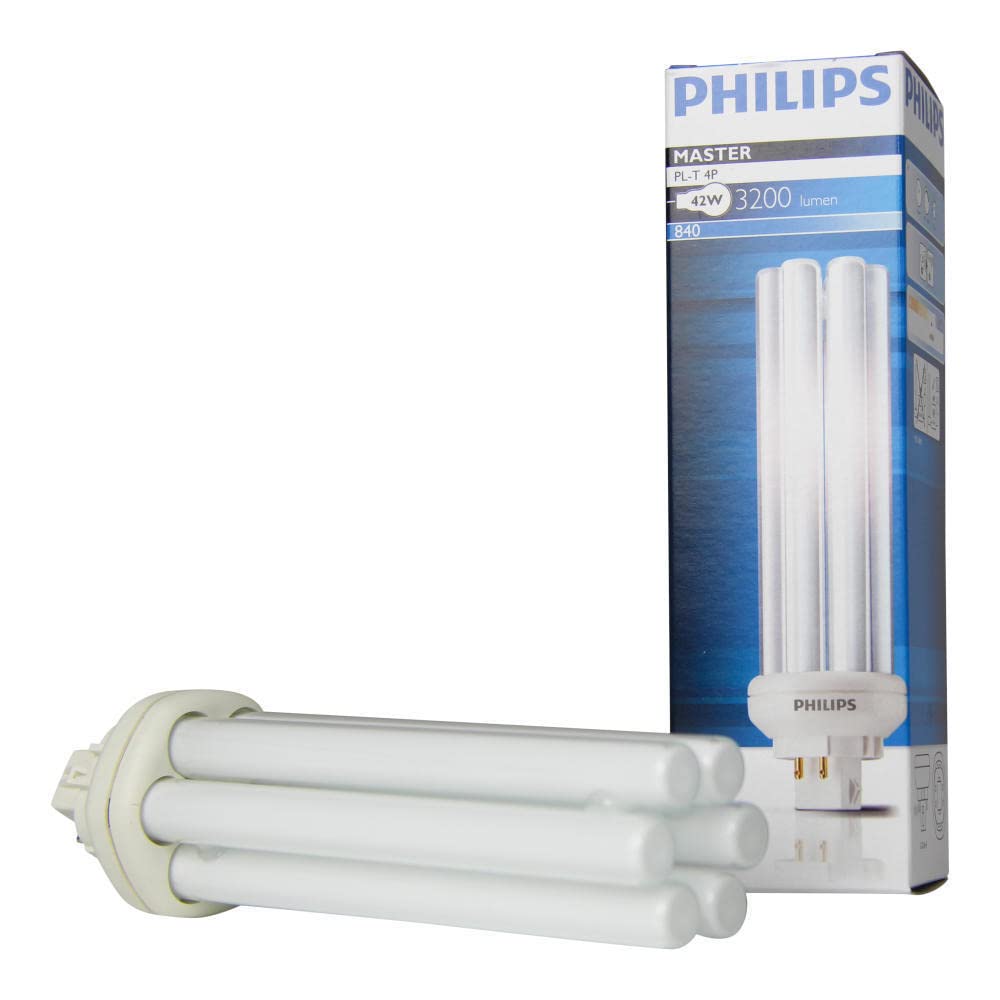 Philips Master PL-T 42W 4pin Cool White (4000k) Compact Florescent Light Bulb