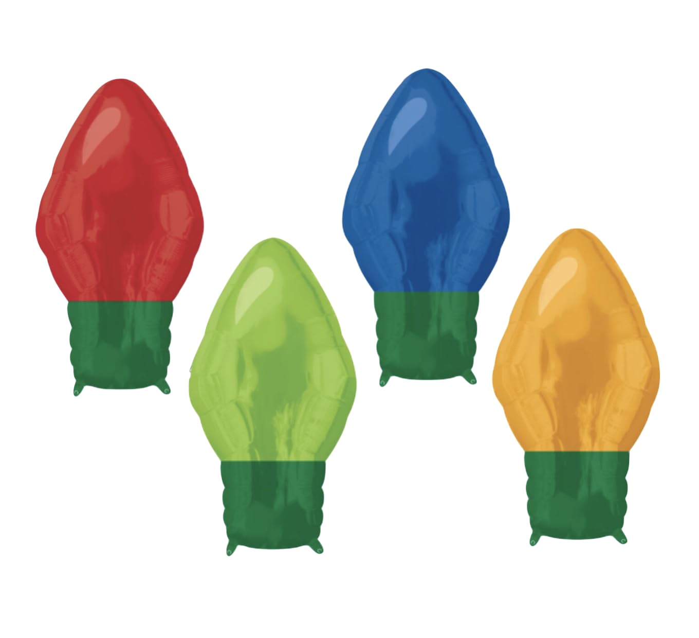 Christmas Lights Set Foil Balloon, 45cm (2 pack) — image 1