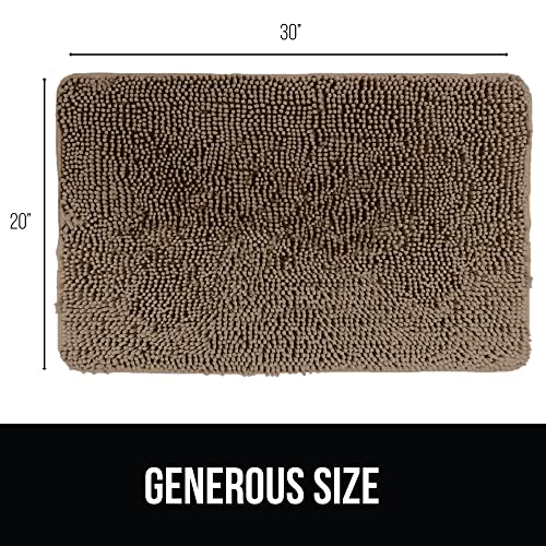 Gorilla Grip Soak Stopper Absorbent Indoor Chenille Doormat, Muddy Dog