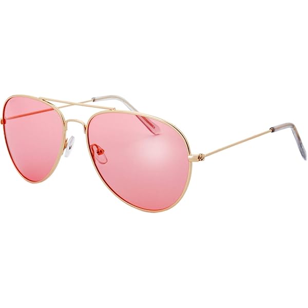 Amazon.com: RB 3447 Sunglasses (Gold Frame Mirror Pink Lens