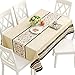 DUOFIRE Vinyl Tablecloth Rectangle Heavy Weight Table Cover Wipe Clean Waterproof (54 x 78.7 Inch, Color-no.015)