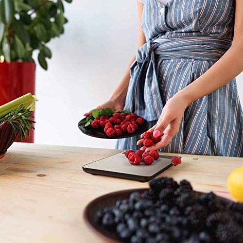 Kitchen Scale, Homever 15kg Food Scale with 9 X 6.3in Big Panel, Stainless Steel Digital Kitchen Scale with 1g Accuracy and Back-lit LCD Display.