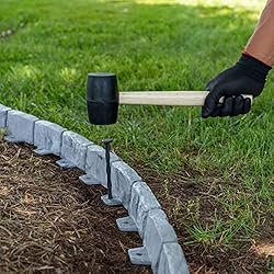 EasyFlex No-Dig Landscape Edging with Anchoring