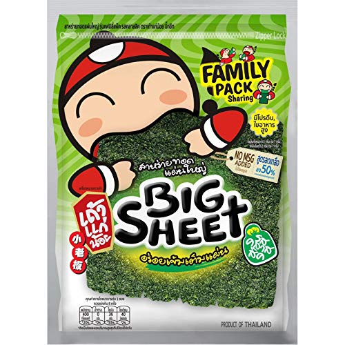 Buy TAO KAE NOI Seaweed Snack BIG Sheet Classic Flavour Family PACK