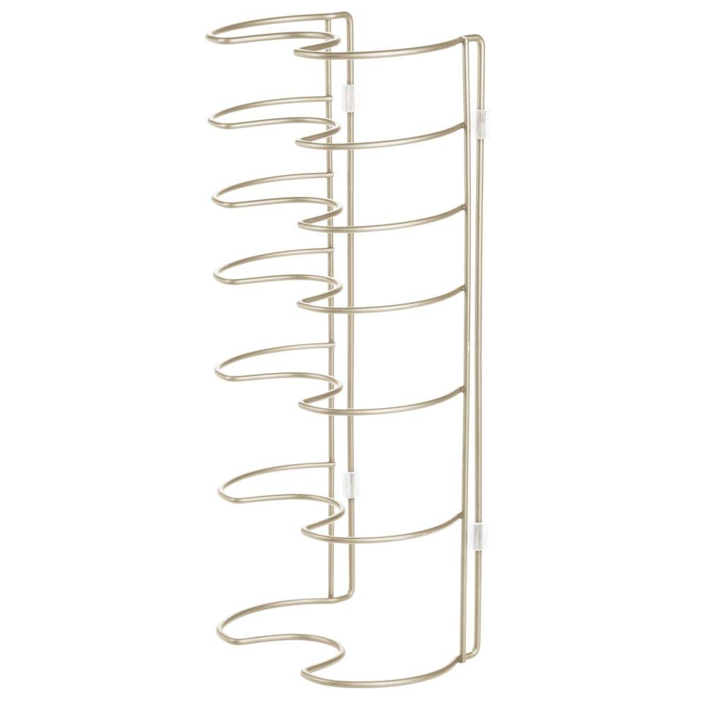 kompakter Pfannenhalter für den Küchenschrank Deckel und Pfannen