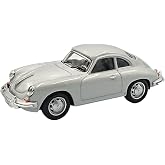 OPO 10 - Miniature car Compatible with Porsche 356B Coupe 6 Grey 1:43 Scale - Cararama 813160