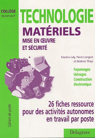 Technologie, matériels