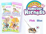 Adjustable Harness Leash Hamster Rat Mouse Squirrel Sugar Glider Small Animal (Blue)
