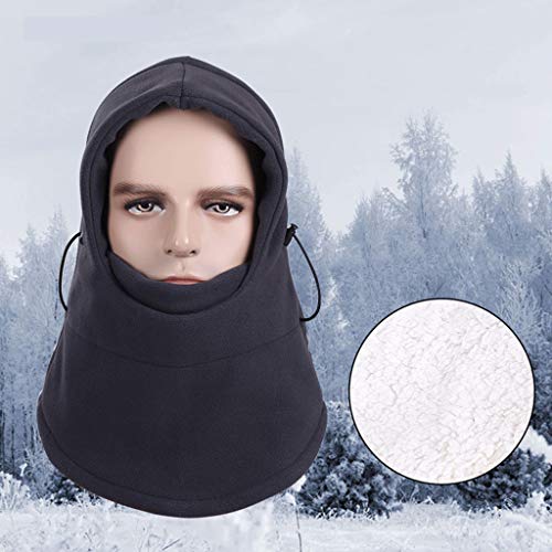 Shybuy Winter Outdoor Sports Ski Snowboard Winter Bicycle Bike Motorcycle Warm Full Face Mask CS Neck Hat Cap (Blue)