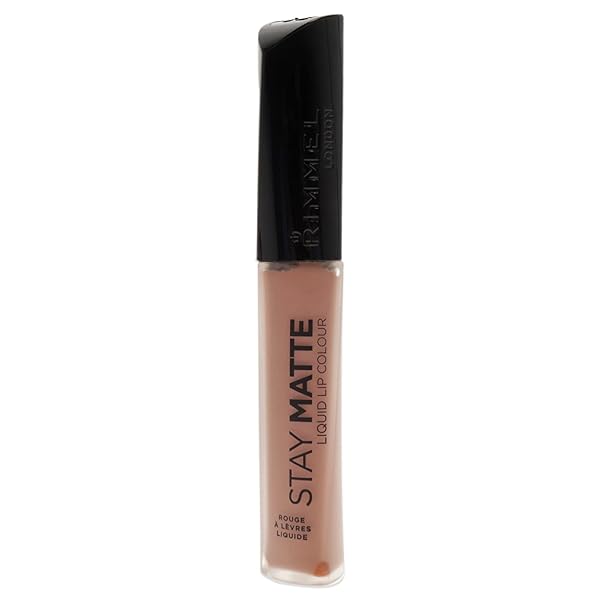 RIMMEL LONDON STAY MATTE LIQUID LIP COLOR WITH FULL COVERAGE KISS-PROOF WATERPROOF MATTE LIPSTICK FORMULA THAT LASTS 12 HOURS – 700 BE MY BABY, .21OZ