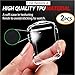 fabquality [3pcs] Case for Apple Watch Series 4 x2 44mm Screen Protector x2, iwatch All-Around 0.3mm Ultra-Thin Soft Transparent Cover + 1x Screen Protector and eBook
