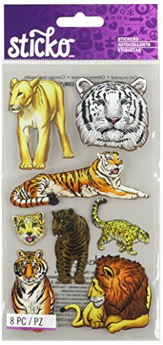 Sticko Big Cats Stickers