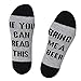 VOGRACE Unisex Cotton Socks IF YOU CAN READ THIS BRING ME A BEER Socks