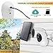 Lemnoi Wireless Rechargeable Battery Security Camera + Solar Panel, 1080p HD Outdoor/Indoor Solar Powered Camera | Night Vision| IP65 Weatherproof|2-Way Audio |PIR Motion Detection| Free Cloud Record