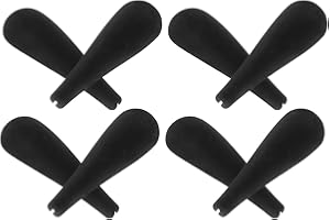 Cabilock 8pcs Flocked Hanger Shoulder Pads Non-Slip Support Pads for Clothes Wardrobe Use