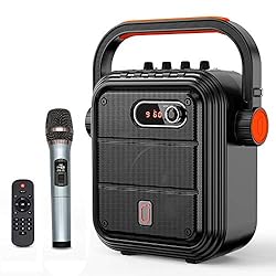 JYX Karaoke Machine Portable Microphone Speaker Set