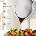 VonShef Brushed Gold Gravy Boat, Double Insulated Jug with Hinged Lid Ideal Thanksgiving Pourer for Gravy or Cream, Stainless Steel, 32oz