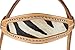 Tahoe Tack USA Leather Wild Side Zebra Print Western Browband Headstall, Full Horsethumb 2
