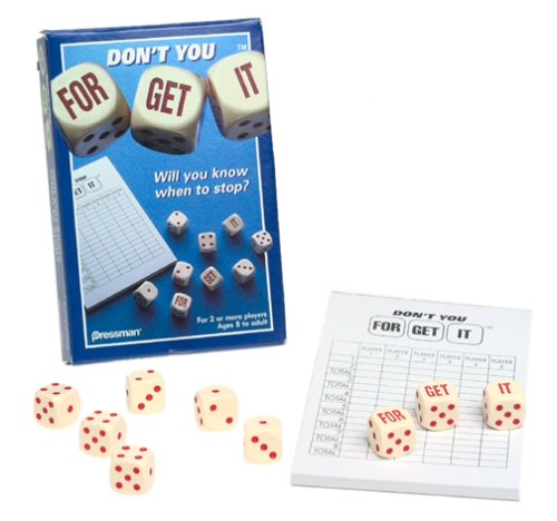 Don't You Forget It Dice Game