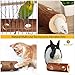 SunGrow Rabbit Pine Chew Log, 8 Inches, Raw Lumber, Molar Teeth Care Toy, Provides Physical and Psychological Benefits, Ideal for Hamster, Guinea Pig, Sussex, Lop and Chinchilla