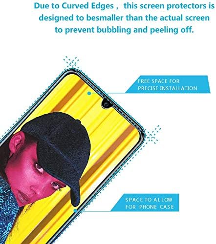 Didisky [4 Pack Tempered Glass Screen Protector for Huawei P Smart 2019/P Smart Plus 2019, Anti Scratch, 9H Hardness - Image 3