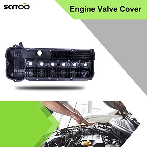SCITOO Engine Valve Cover with Gasket Replacement for 325i 525i E46 E60