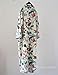 Yesno TA4 Women Long Button-Down Foral Tops Blouse Shirts Dress Casual 100% Cotton