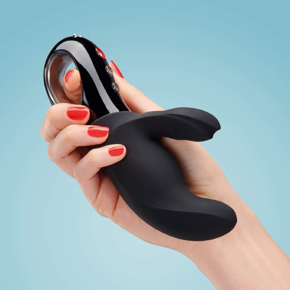 Fun Factory Miss BI - Black LINE - G-Spot Rabbit Vibrator Rechargeable Black Silicone - Image 5