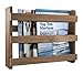 SeaTeak Wooden Magazine/Map Rack, 100% Solid Teak Wood, 12